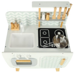 Alternative view of Puidust mänguköök koos tarvikutega