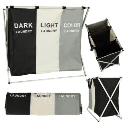 Kolmeosaline pesukorv