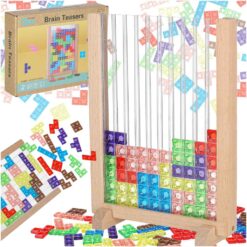 Lauamäng Tetris – laste loogikamäng klotsidega