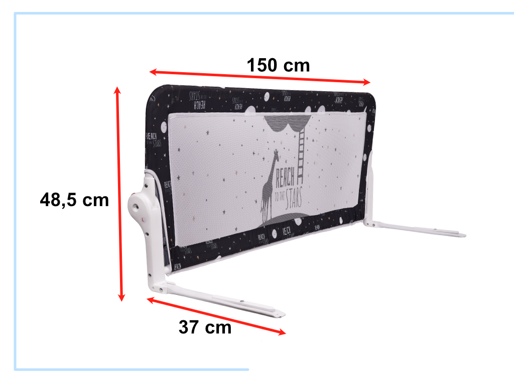 Voodibarjäär must 150 cm – Soodukas.Com Voodibarjäär must 150 cm - Image 5