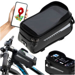 Veekindel jalgrattakott telefonihoidjaga