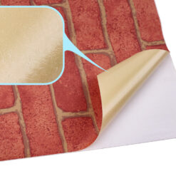 Isekleepuv dekoratiivkile telliskivi mustriga Soodukas.Com