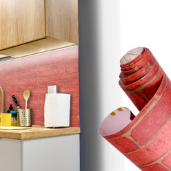 Isekleepuv dekoratiivkile telliskivi mustriga Soodukas.Com