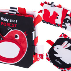 Sensoorne beebiraamat kontrastmustriga