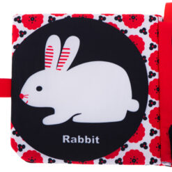 Sensoorne beebiraamat kontrastmustriga Soodukas.Com