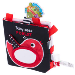 Sensoorne beebiraamat kontrastmustriga Soodukas.Com