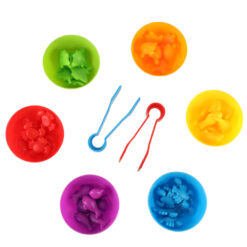 Lõbus sorteerimismäng värvide ja liikide eristamiseks