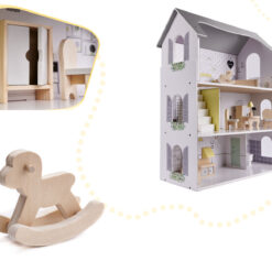 Alternative view of Puidust nukumaja mööbliga