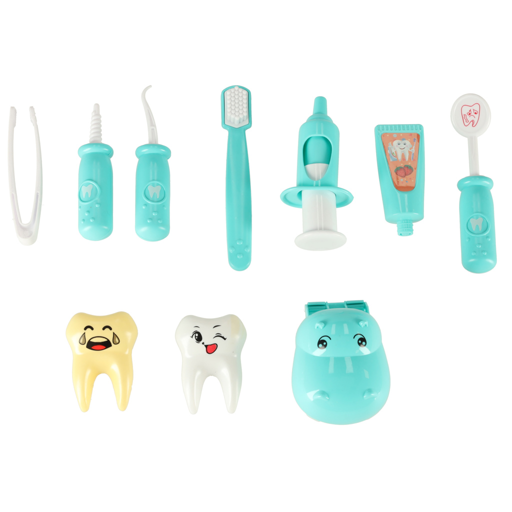 Laste hambaarsti mängukomplekt – Soodukas.Com Mängukomplekt jõehobu ja tööriistadega