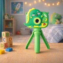 Laste digikaamera komplekt kaelapaela ja laadimiskaabliga