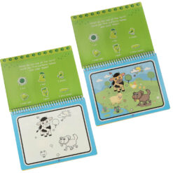 Veevärviraamat pliiatsiga loomad Soodukas.Com