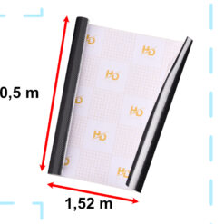 Reljeefse struktuuriga must carbon kile sportlikuks välimuseks