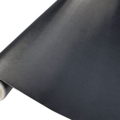 Kleepkile / mööblikile 1,52 x 30m, metallik-harjatud must