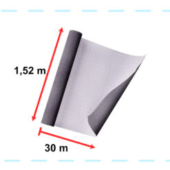 Kleepkile / mööblikile 1,52 x 30m, metallik-harjatud graifiit-hall – Soodukas.Com Isekleepuv mööblikile kanalitega, vähem õhumulle paigaldusel
