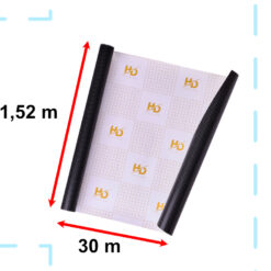 Kanalitega liimikiht vähendab õhumulle paigaldusel