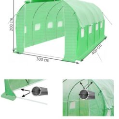 Aiakilekasvuhoone 4x3x2 m Soodukas.Com