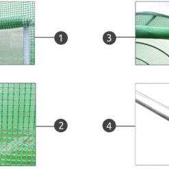 Aiakilekasvuhoone 4x3x2 m Soodukas.Com