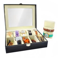 Ehete ja käekellade hoiukarp 10 lahtriga Soodukas.Com