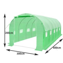 Aiakasvuhoone tunnel 6x3x2 m Soodukas.Com