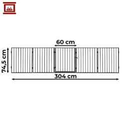 Viieosaline turvavärav Soodukas.Com
