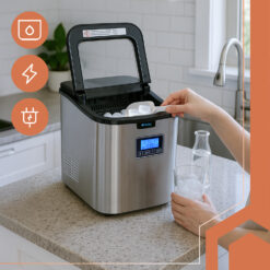 Jääkuubikumasin LCD ekraaniga 12kg / 24h Soodukas.Com