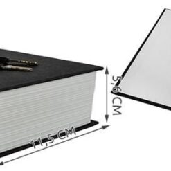 Raamatukujuline peidukarp lukuga Soodukas.Com