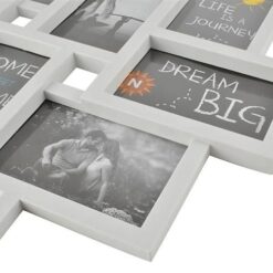 Valge kollaažpildiraam 10 fotole Soodukas.Com