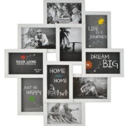 Valge kollaažpildiraam 10 fotole Soodukas.Com