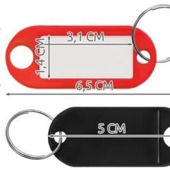 Värvilised võtmetähised 100tk Soodukas.Com