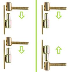 Reguleeritav puidust turvavärav 72–122 cm Soodukas.Com