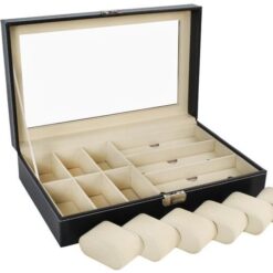 Lukustatav kellade ja prillide hoiukarp Soodukas.Com