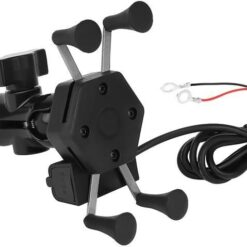 Veekindel mootorratta telefonihoidik laadijaga Soodukas.Com