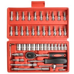 Padrunvõtmete ja otsikute komplekt 46-osaline Soodukas.Com