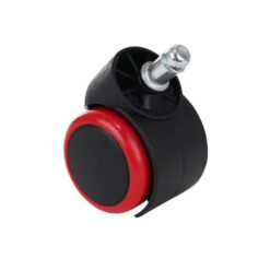 Punased kummist kontoritooli rattad Soodukas.Com