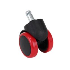 Punased kummist kontoritooli rattad Soodukas.Com