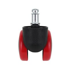 Punased kummist kontoritooli rattad Soodukas.Com