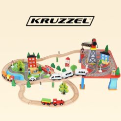 Puidust rongirada 88 osaga Soodukas.Com