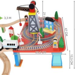 Puidust rongirada 88 osaga Soodukas.Com