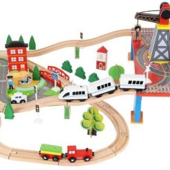 Puidust rongirada 88 osaga Soodukas.Com