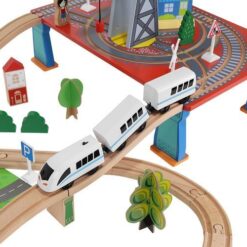 Puidust rongirada 88 osaga Soodukas.Com