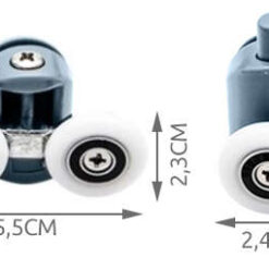 Dušikabiini ukserullikute komplekt 8tk Soodukas.Com