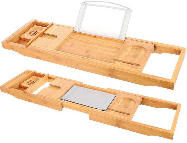 Reguleeritav bambusest vannilaud – Soodukas.Com Reguleeritav bambusest vannilaud - Image 2