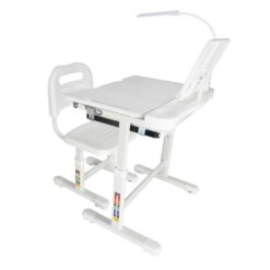 Ergonoomiline reguleeritav laste kirjutuslaud ja tool + LED lamp ja lisad Soodukas.Com