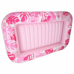 Roosa täispuhutav veemadrats padjaga Soodukas.Com