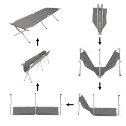 Kokkupandav välivoodi 150 kg Soodukas.Com