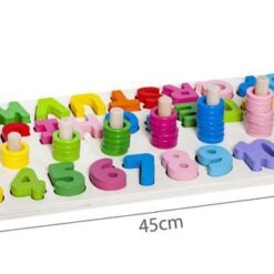 Wooden alphabet and numbers puzzle Soodukas.Com