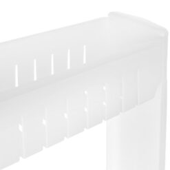 Mobile kitchen shelf on wheels, white Soodukas.Com