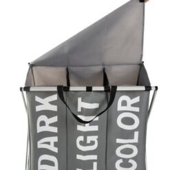 Laundry basket - 3 compartments on a foldable frame Soodukas.Com