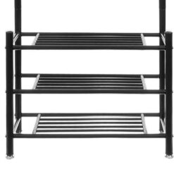 Metallist riidenagi jalatsiriiulitega Soodukas.Com