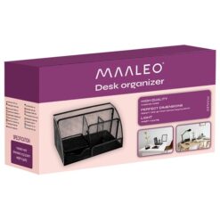 Desk organizer - 6 compartments - black Soodukas.Com